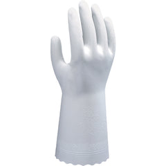 Clean packed PVC unsupported 12 mil embossed grip white large - Americas Industrial Supply