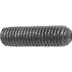 #4-40 × 1/2″ - Black Finish Heat Treated Alloy Steel - Socket Set Screws - Cup Point - Americas Industrial Supply