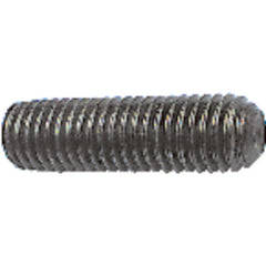 5/16″-18 × 3/8″ - Black Finish Heat Treated Alloy Steel - Socket Set Screws - Cup Point - Americas Industrial Supply