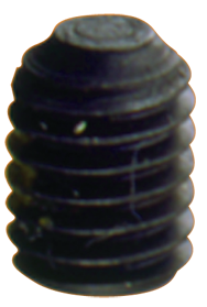 6-32 x 1/8 - Black Finish Heat Treated Alloy Steel - Socket Set Screws - Knurled - Americas Industrial Supply