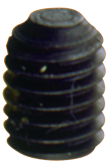 3/8-16 x 1/2 - Black Finish Heat Treated Alloy Steel - Socket Set Screws - Knurled - Americas Industrial Supply