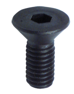 3/8-16 x 2 - Black Finish Heat Treated Alloy Steel - Cap Screws - Flat Head - Americas Industrial Supply