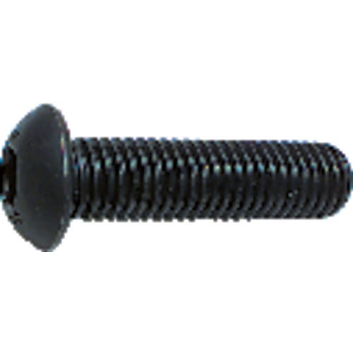 #8-32 × 5/8″ - Black Finish Heat Treated Alloy Steel - Cap Screws - Button Head - Americas Industrial Supply