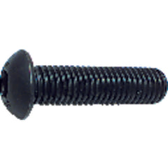 #10-24 × 5/8″ - Black Finish Heat Treated Alloy Steel - Cap Screws - Button Head - Americas Industrial Supply