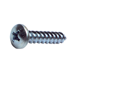 14 x 2-1/2 - Zinc Plated Heat Treated Alloy Steel - Sheet Metal Screws - Pan Phillips - Americas Industrial Supply