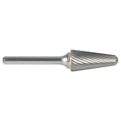 3mm EdgeHog Conical Radius End Miniature Carbide Bur SL-42M-F Fine - Americas Industrial Supply