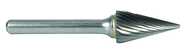 3/16 EdgeHog Conical Miniature Carbide Bur 16°SM-53 Fine - Americas Industrial Supply