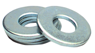 1 Bolt Size - Zinc Plated Carbon Steel - Flat Washer - Americas Industrial Supply