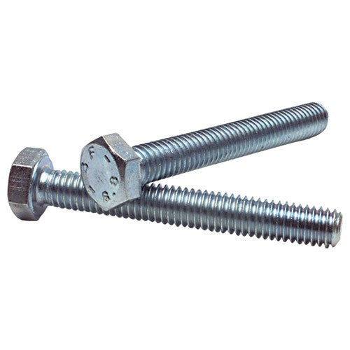 M8-1.25 × 12 mm - Zinc Plated Heat Treated Alloy Steel - Cap Screws - Hex - Americas Industrial Supply