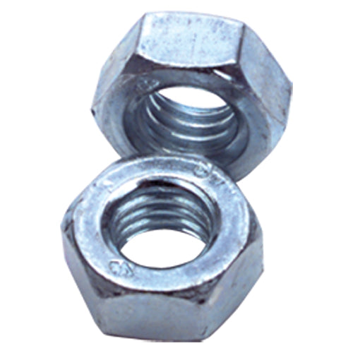 M8-1.25 - Zinc / Bright - Finished Hex Nut - Americas Industrial Supply