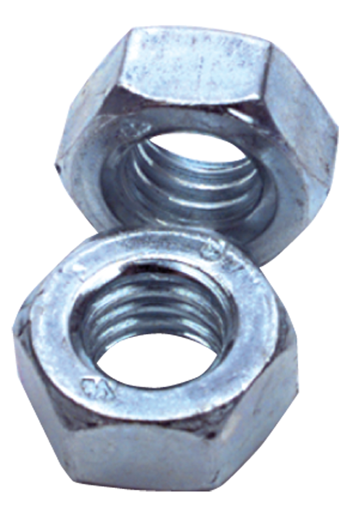 M18-2.50 - Zinc / Bright - Finished Hex Nut - Americas Industrial Supply