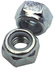 M16-2.0 - Zinc / Bright - Nylon Insert Stop Nut - Americas Industrial Supply