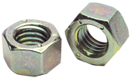 7/8-9 - Zinc / Yellow / Bright - Finished Hex Nut - Americas Industrial Supply