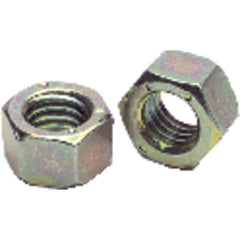 3/8″-16 - Zinc / Yellow / Bright - Finished Hex Nut - Americas Industrial Supply