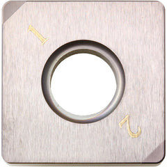 SNGA 433 KBN25M, 3/64″ Corner Radius, 3/16″ Thick, 1/2″ Inscribed Circle, MEGACOAT, 90 Degree Square, Turning Indexable Insert