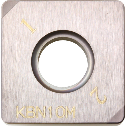 SNGA 432 MEH KBN05M, 1/32″ Corner Radius, 3/16″ Thick, 1/2″ Inscribed Circle, MEGACOAT, Square, Turning Indexable Insert - Exact Industrial Supply