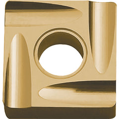 SNGG 432 25R PV720, 1/32″ Corner Radius, 3/16″ Thick, 1/2″ Inscribed Circle, TiCN (MEGACOAT NANO), 90 Degree Square, Turning Indexable Insert