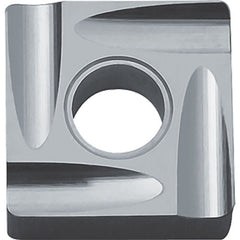 SNGG 431 25R TN610, 1/64″ Corner Radius, 3/16″ Thick, 1/2″ Inscribed Circle, TiCN, Square, Turning Indexable Insert - Exact Industrial Supply