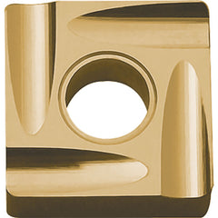 SNGG 432 25R PV720, 1/32″ Corner Radius, 3/16″ Thick, 1/2″ Inscribed Circle, TiCN (MEGACOAT NANO), 90 Degree Square, Turning Indexable Insert