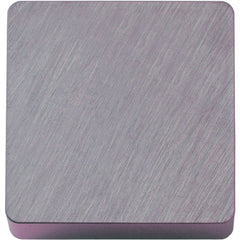 SNG 432 PT600M, 1/32″ Corner Radius, 3/16″ Thick, 1/2″ Inscribed Circle, Al2O3/TiC (MEGACOAT), 90 Degree Square, Turning Indexable Insert