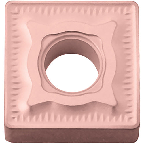 SNMG 432 GC CA315, 1/32″ Corner Radius, 3/16″ Thick, 1/2″ Inscribed Circle, TiCnulll2O3/Ti, Square, Turning Indexable Insert - Exact Industrial Supply
