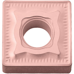 SNMG 432 GC CA315, 1/32″ Corner Radius, 3/16″ Thick, 1/2″ Inscribed Circle, TiCnulll2O3/Ti, Square, Turning Indexable Insert - Exact Industrial Supply