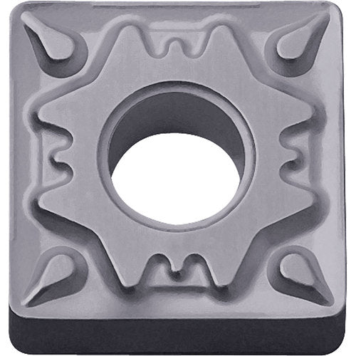 SNMG 433 HQ PV7025, 3/64″ Corner Radius, 3/16″ Thick, 1/2″ Inscribed Circle, TiCN (MEGACOAT), Square, Turning Indexable Insert - Exact Industrial Supply