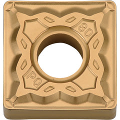 SNMG 432 PQ CA525, 1/32″ Corner Radius, 3/16″ Thick, 1/2″ Inscribed Circle, TiCl2O3/TiN, 90 Degree Square, Turning Indexable Insert