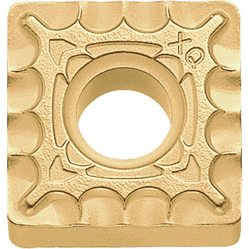 SNMG 432 XQ CA515, 1/32″ Corner Radius, 3/16″ Thick, 1/2″ Inscribed Circle, TiCl2O3/TiN, 90 Degree Square, Turning Indexable Insert