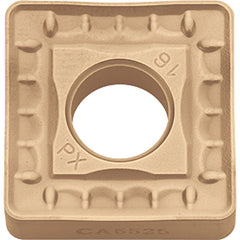 SNMM 544 PX CA025P, 1/16″ Corner Radius, 1/4″ Thick, 5/8″ Inscribed Circle, TiCl2O3/TiN, 90 Degree Square, Turning Indexable Insert