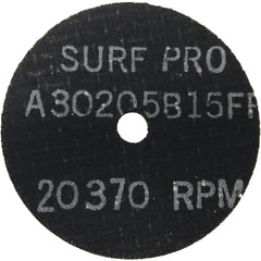 3″ × 1/2″ × 3/8″ -Aluminum Oxide 46 Grit Type 1 Grinding Wheel - Americas Industrial Supply