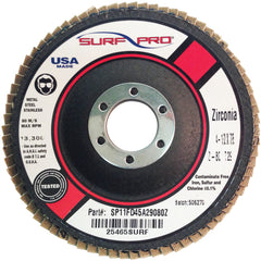 ‎4 1/2″ × 5/8″-11-60 Grit - Ceramic Coated Abrasive - Flap Disc - Americas Industrial Supply