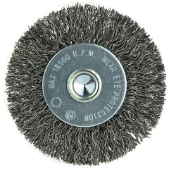 ‎3″ Diameter-1/4″ Shank-0.014″ Wire - Cup Brush - Americas Industrial Supply