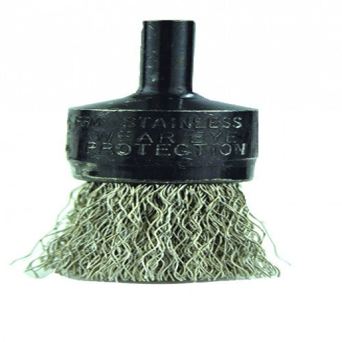 ‎3/4″ Diameter-1/4″ Shank-0.010″ Wire - End Brush - Americas Industrial Supply