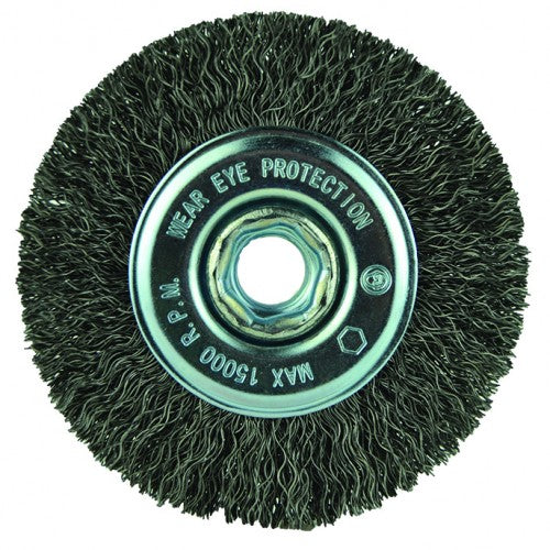 ‎4″X5/8-11 RADIAL BRUSH .014 WIRE - Americas Industrial Supply