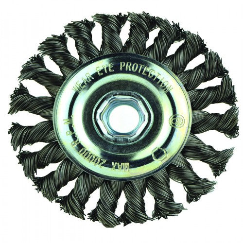 ‎4″X5/8-11 RADIAL BRUSH .020 WIRE - Americas Industrial Supply