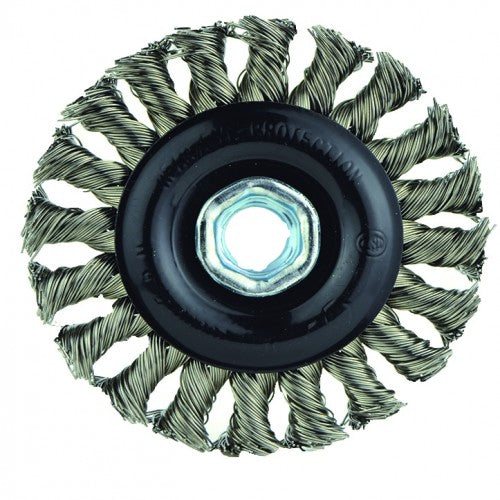 ‎4″X5/8-11 RADIAL BRUSH .020 WIRE - Americas Industrial Supply