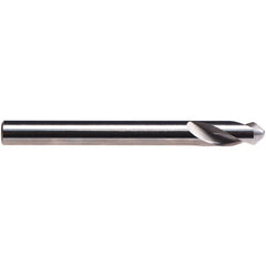‎4 mm × 2-1/4″ OAL 90 Degree Carbide NC Spotting Drill Bright - Exact Industrial Supply