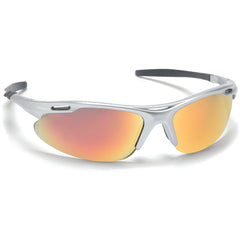 Safety Glasses - Avante, Silver Frame, Ice Org Mirror Lens - Americas Industrial Supply