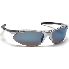 Safety Glasses - Avante, Silver Frame, Ice Blu Mirror Lens - Americas Industrial Supply
