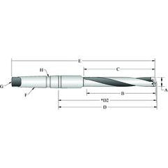 25010H-3IS45 T-A® Spade Blade Holder - Helical Flute- Series 1 - Americas Industrial Supply