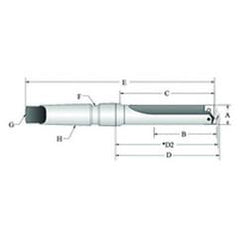 22005S-3IS44 T-A® Spade Blade Holder - Flute- Series 0.5 - Americas Industrial Supply