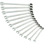 STEELMAN PRO 12-Piece Metric 144-Tooth Ratcheting Wrench Set - Americas Industrial Supply