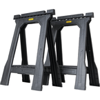 STANLEY® Junior Folding Sawhorse Twin Pack - Americas Industrial Supply