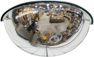 18" Half Dome Mirror-Plastic Back - Americas Industrial Supply