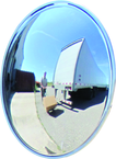 18" Dia. 3/4 Dome Mirror For Outside Corner- Polycarbonate - Americas Industrial Supply