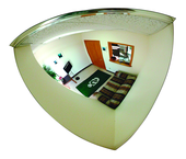 26" Quarter Dome Mirror -Polycarbonate Back - Americas Industrial Supply