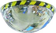 18" Full Dome Mirror With Safety Border - Americas Industrial Supply