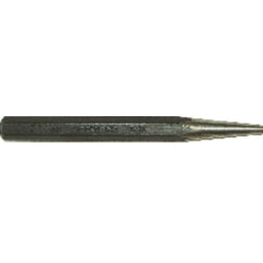 Solid Punch - 3/32″ Tip Diameter × 4 1/2″ Overall Length - Americas Industrial Supply