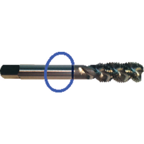 ‎M8 × 1.00 Dia-D5-3 FL-Std Spiral FL Tap - Blue Ring - Americas Industrial Supply
